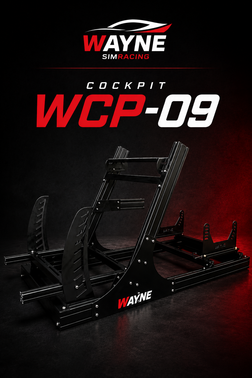 Cockpit WAYNE WCP-09 profesional para Sim Racing